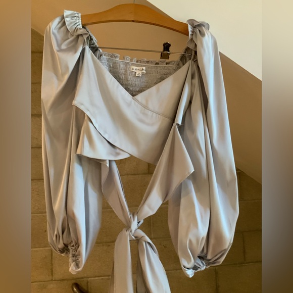 For love & lemons Argent Romantic  blouse sz s - Picture 1 of 13
